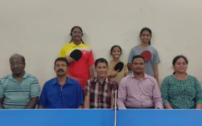 Under-17 Girls Table Tennis Team – 2nd Place Winners at Taluka Level Tournament Organised by DSYA