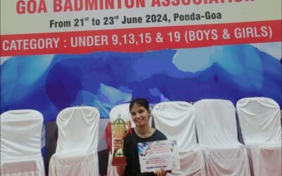 All Goa State Ranking Tournament under 15 ( girls ) held in Ponda