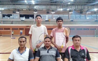 3rd Place in the Badminton Tournament (Under 17 Boys) at the Taluka Level