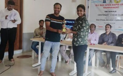 All Goa Open Rapid Chess Tournament Organised by the Serials in Centenary Chess Club Baina