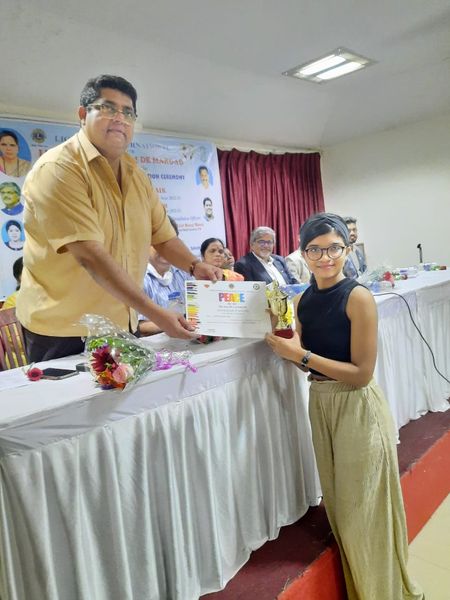 The PEACE Poster Contest Organised by Lions Club Arlem, Margao