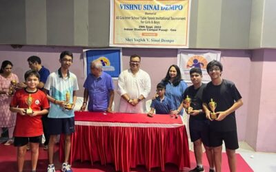 Vishnu Sinai Dempo Memorial All Goats Inter school Table Tennis Championship
